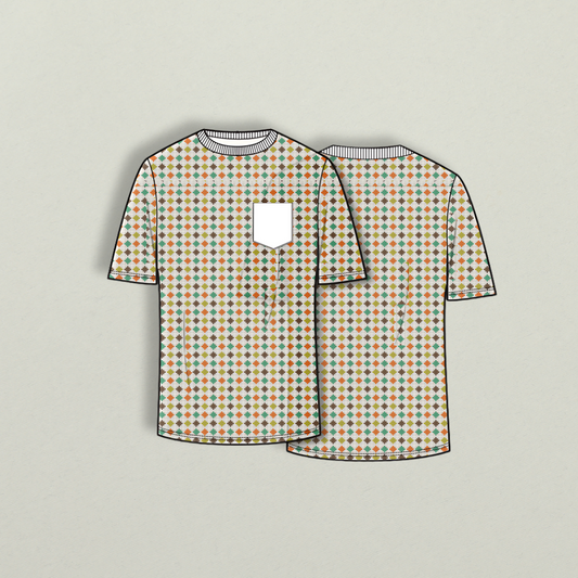 Retro Geo Pocket Tee