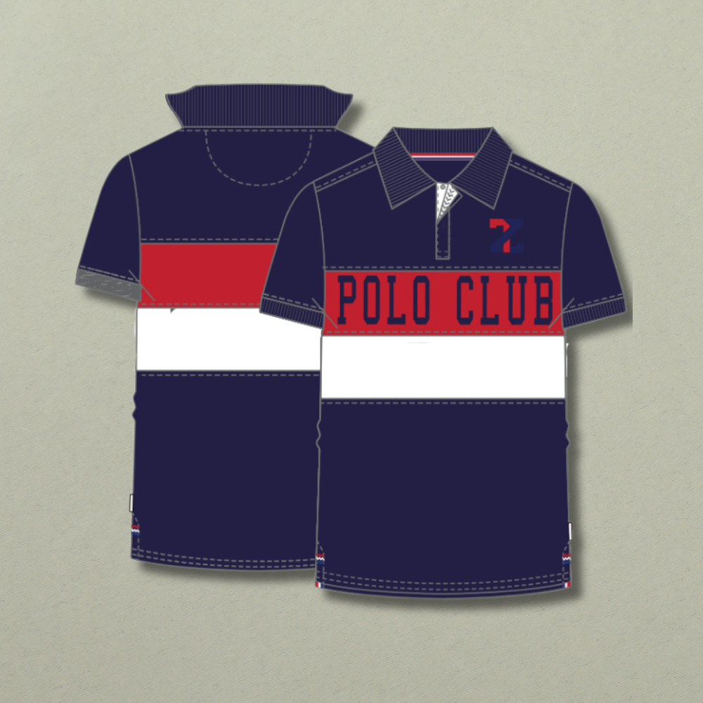 Classic Polo Club - Navy Stripe