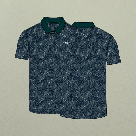 Urban Escape Polo – NYC Leaf Edition